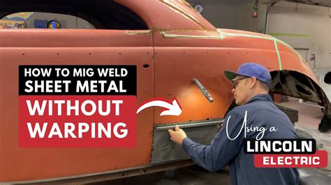 tig welding rusty sheet metal|welding sheet metal without warping.